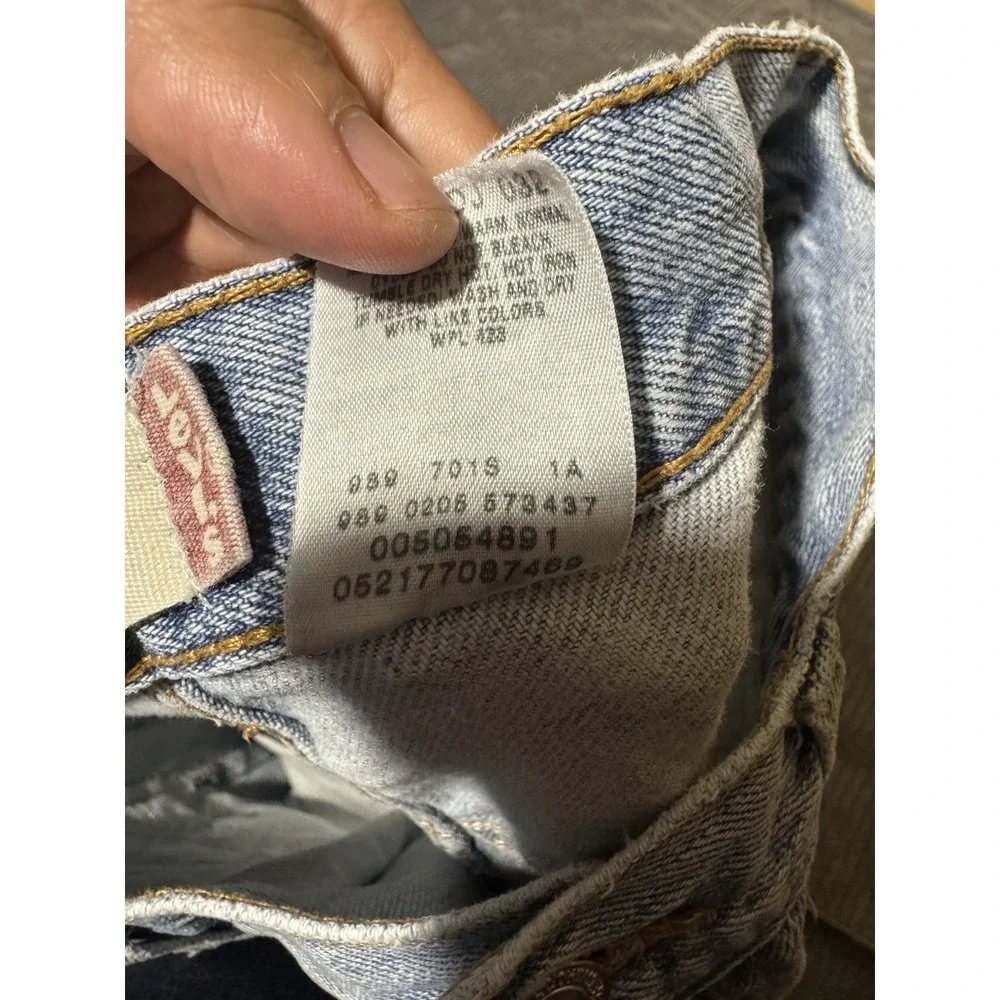 2005 Men's Levi's‎ 505 34x32 Y2K Light Wash Blue Jeans Regular Fit